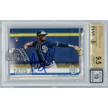 Fernando Tatis Jr 2019 Topps Autographed Rookie Card #410 BGS 9.5 BAS 10