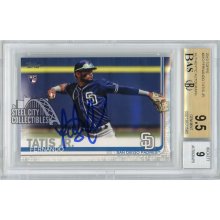 Fernando Tatis Jr 2019 Topps Autographed Rookie Card #410 BGS 9.5 BAS 9