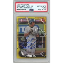 Fernando Tatis 2016 1st Bowman Yellow Autograph Card #BP17 PSA/DNA