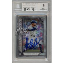 Fernando Tatis Jr 2019 Topps Transcendent Autograph Rookie Card #49 066/100 BGS 9 BAS 10