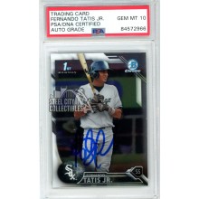 Fernando Tatis Jr 2016 Bowman Chrome 1st Bowman Autograph Rookie Card #BCP17 PSA/DNA 10