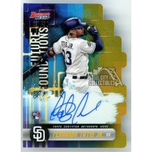Fernando Tatis Jr 2019 Bowman's Best Future Foundations Gold Autograph Rookie Card 38/50
