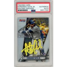 Fernando Tatis Jr 2019 Bowman's Best Autograph Rookie Card - PSA/DNA (Yellow Ink)