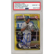 Fernando Tatis Jr 2016 Topps 1st Bowman Yellow Autograph #BP17 PSA/DNA 10