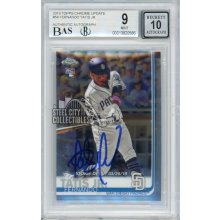 Fernando Tatis Jr 2019 Topps Chrome Update Autograph Rookie Card #54 BGS 9 BAS 10