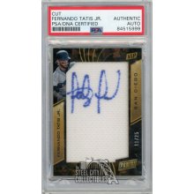 Fernando Tatis 2019 Panini National VIP Cracked Ice Autograph Jersey /25 #FT- PSA/DNA