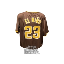 Fernando Tatis Jr Autographed El Nino San Diego Custom Brown Baseball Jersey - BAS