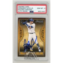 Fernando Tatis Jr 2019 Timeless Treasures Autographed Rookie RC Card #3 - PSA/DNA 10
