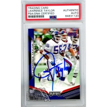 Lawrence Taylor 2019 Panini Playoff Autograph Card #120 PSA/DNA
