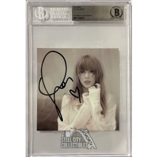 Taylor Swift The Tortured Poets Department Autographed CD Insert Cover With Heart BAS