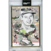 Ted Williams Topps Project 2020 Gold Frame Original Card No. 158 1/1