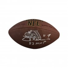 Joe Theismann 83 MVP Autographed Wilson Football - JSA COA