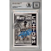 Frank Thomas 2020 Topps Project 2020 Autograph Card #238 BAS 10 (Light Blue)