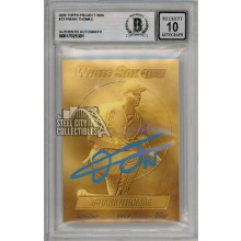 Frank Thomas 2020 Topps Project 2020 Autograph Card #73 BAS 10 (Light Blue)