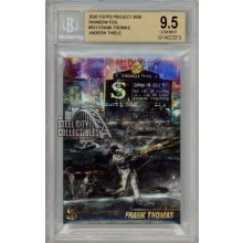 Frank Thomas 2020 Topps Project 2020 Rainbow Foil Card #331 By Thiele BGS 9.5