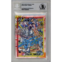 Frank Thomas 2020 Topps Project 2020 Autograph Card #193 BAS 10 (Light Blue)