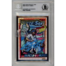 Frank Thomas 2020 Topps Project 2020 Autograph Card #385 BAS 10 (Light Blue)