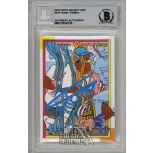 Frank Thomas 2020 Topps Project 2020 Autograph Card #316 BAS 10 (Light Blue)