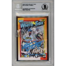 Frank Thomas 2020 Topps Project 2020 Autograph Card #213 BAS 10 (Light Blue)