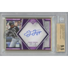 Frank Thomas 2019 Topps Transcendent Purple Autograph Card 04/10 #TCVAFT BGS 9.5