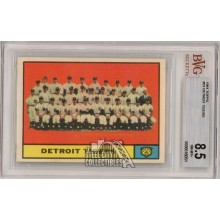 Detroit Tigers 1961 Topps Card #51 BVG 8.5 Near Mint-Mint+