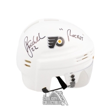 Rick Tocchet "Rocket" Autographed Philadelphia Flyers Mini Hockey Helmet - BAS