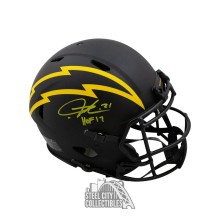 LaDainian Tomlinson HOF 17 Autographed Chargers Eclipse Authentic Full-Size Football Helmet - BAS COA