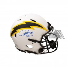 LaDainian Tomlinson HOF 17 Autographed Chargers Lunar Eclipse Authentic Full-Size Football Helmet - BAS