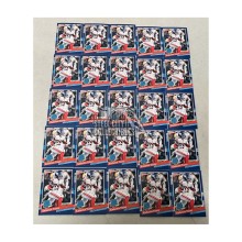 Kadarius Toney 2021 Panini Donruss Rated Rookie Retro BW10 /2231 25-Card Lot