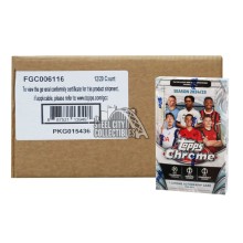 2024-25 Topps UEFA Club Competitions Chrome Soccer Hobby 12-Box Case