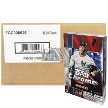 2026 Topps Chrome Baseball Hobby 12-Box Case
