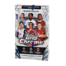 2024-25 Topps UEFA Club Competitions Chrome Soccer Hobby Box
