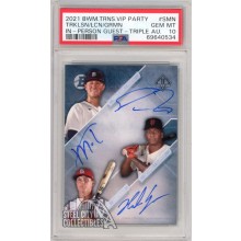 Torkelson/Luciano/Gorman 2021 Bowman Transcendent VIP Autograph Card 064/100 PSA 10