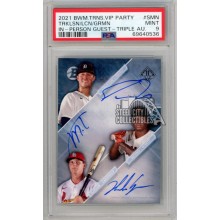 Torkelson/Luciano/Gorman 2021 Bowman Transcendent VIP Autograph Card 079/100 PSA 9