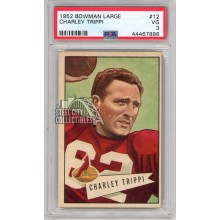 Charley Trippi 1952 Bowman Large Card #12 PSA 3 VG
