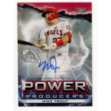 Mike Trout 2020 Bowman's Best Power Producers Autograph Card #PP-MT 80/99
