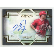 Mike Trout 2021 Topps Diamond Icons Autograph Card #DIA-MT 09/15