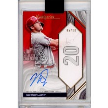 Mike Trout 2022 Topps Luminaries Autograph Card #HRK-MTR 05/10