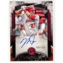 Mike Trout 2022 Topps Museum Autograph Card #AA-MTR 65/125