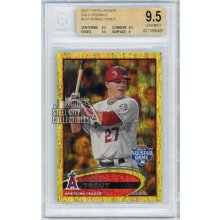 Mike Trout 2012 Topps Update Baseball Gold Sparkle BGS 9.5
