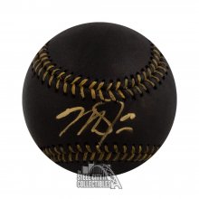Mike Trout Autographed Black Official MLB Baseball - PSA/DNA COA
