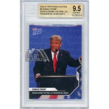 Donald Trump 2020 Topps Now Presidential Election Debate /2413 BGS 9.5 Gem Mint