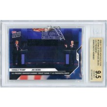 Donald Trump Joe Biden 2020 Topps Now Presidential Election Debate #1 BGS 9.5