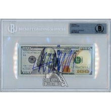 Donald Trump POTUS Autograph $100 Bill Beckett Certified Authentic Autograph Currency