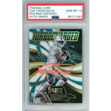Tua Tagovailoa 2020 Panini Select Turbocharged Silver Autograph Rookie Card #T21 PSA/DNA 10 (Orange)