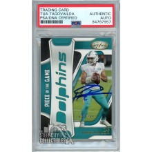 Tua Tagovailoa 2021 Panini Certified Autograph Jersey Card /249 #POG-TT PSA/DNA