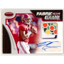 Tua Tagovailoa 2020 Panini Certified Chronicles Draft Autograph Rookie Patch Card 7/7
