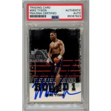 Mike Tyson 2010 Sport Kings Ringside Boxing Round 1 Black Autograph Card #37 PSA/DNA