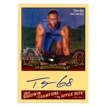 Tyson Gay 2011 Upper Deck Goodwin Champions Autograph Card #A-TG