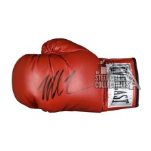 Mike Tyson Autographed Everlast Red Boxing Glove - BAS (Left)